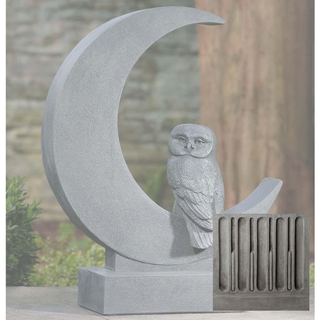 Lunar Owl with Moon Statue - Thumbnail 4