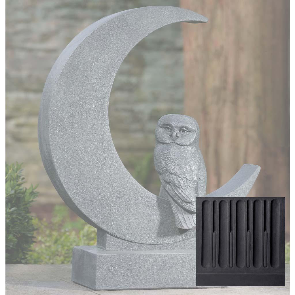 Lunar Owl with Moon Statue - Thumbnail 3