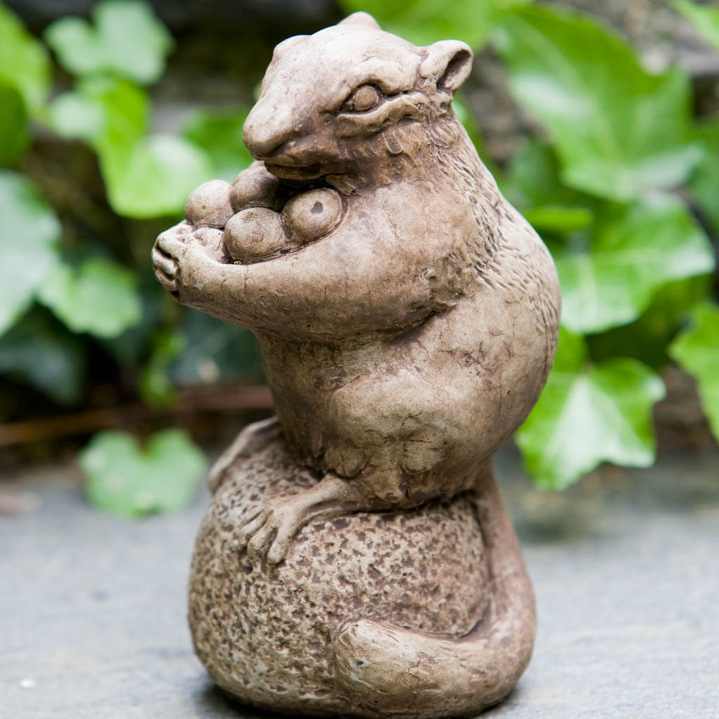 Campania International Autumn Chipmunk Statue - Thumbnail 4