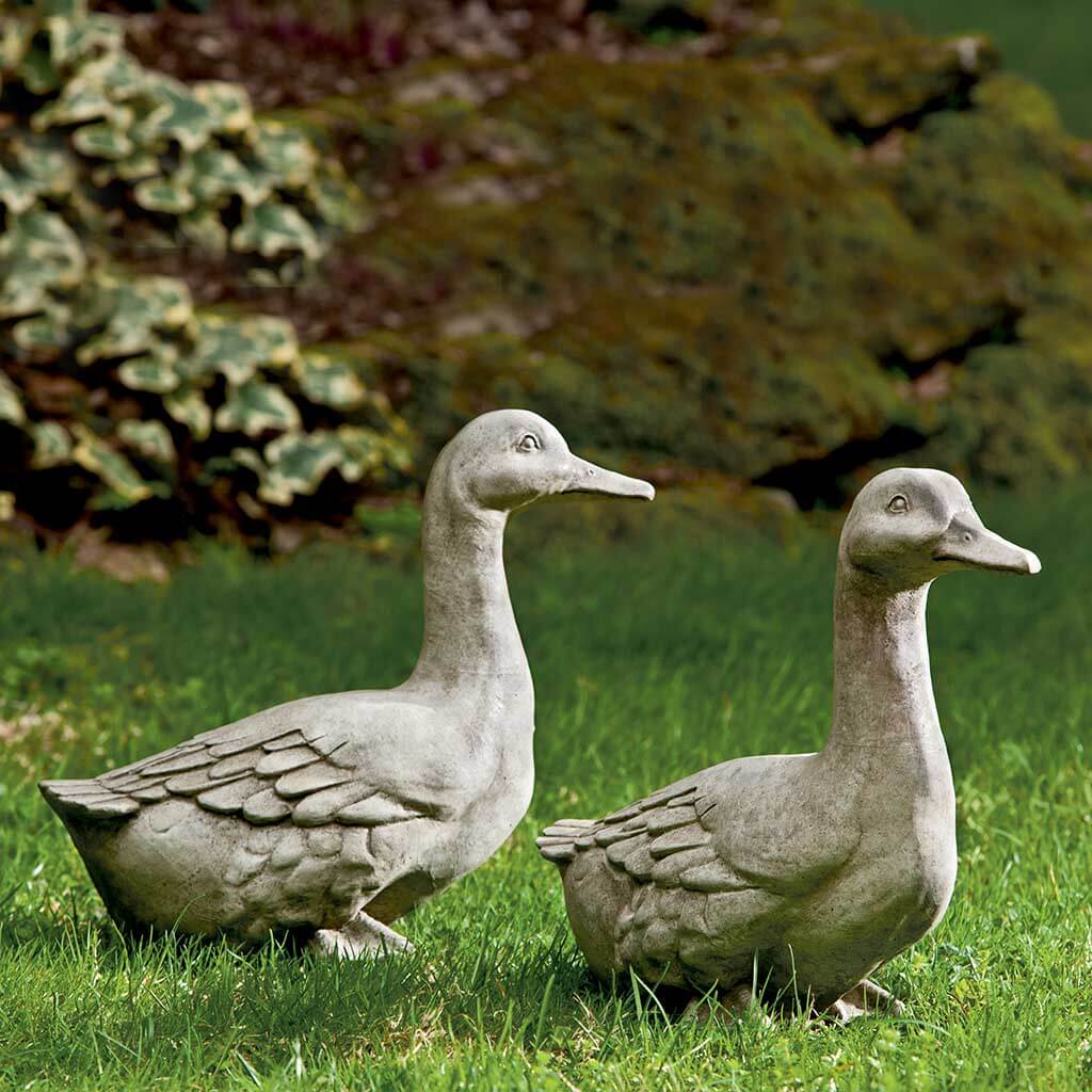 Campania International Quackers Goose Garden Statue