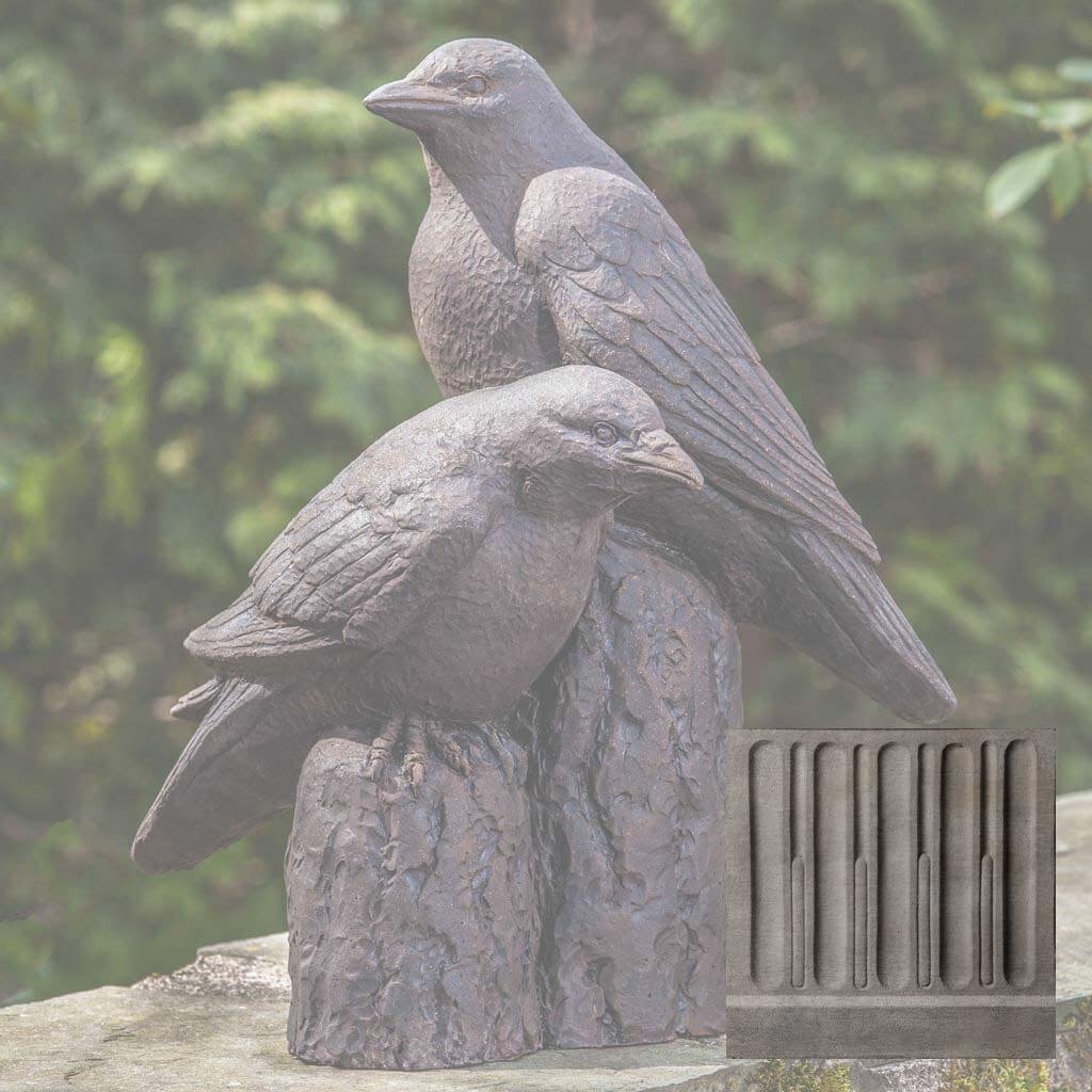 Campania International Nevermore Bird Statue | Garden-Fountains