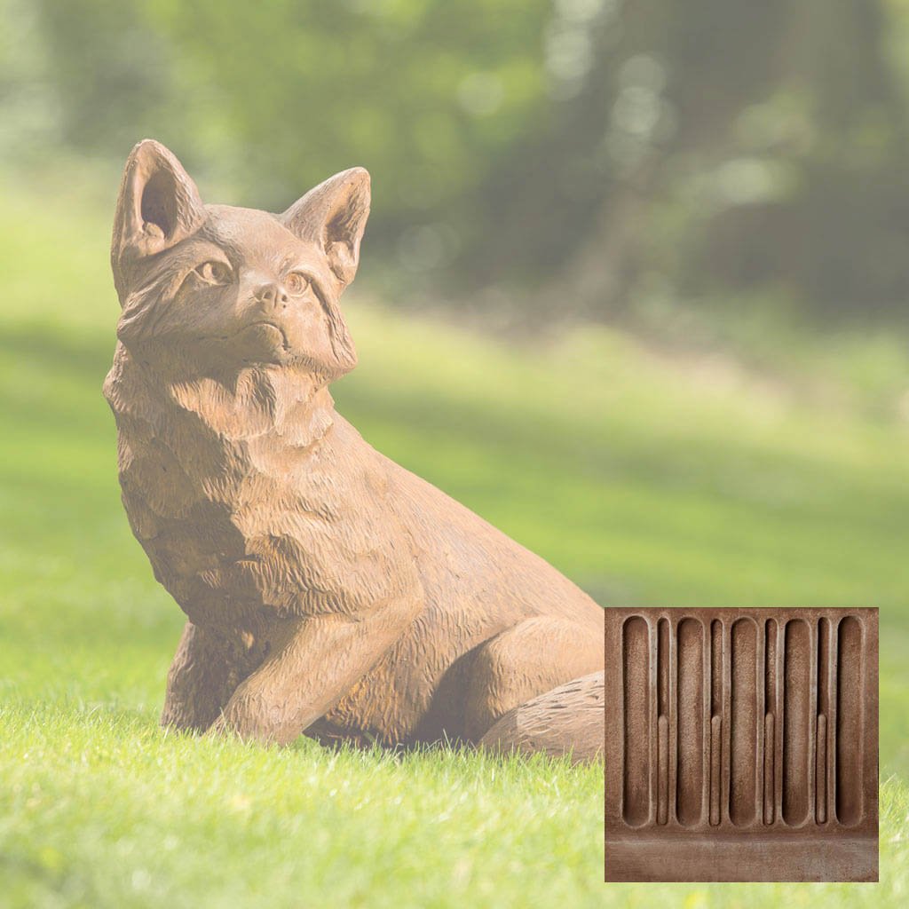 Campania International Noble Fox Statue | Garden-Fountains