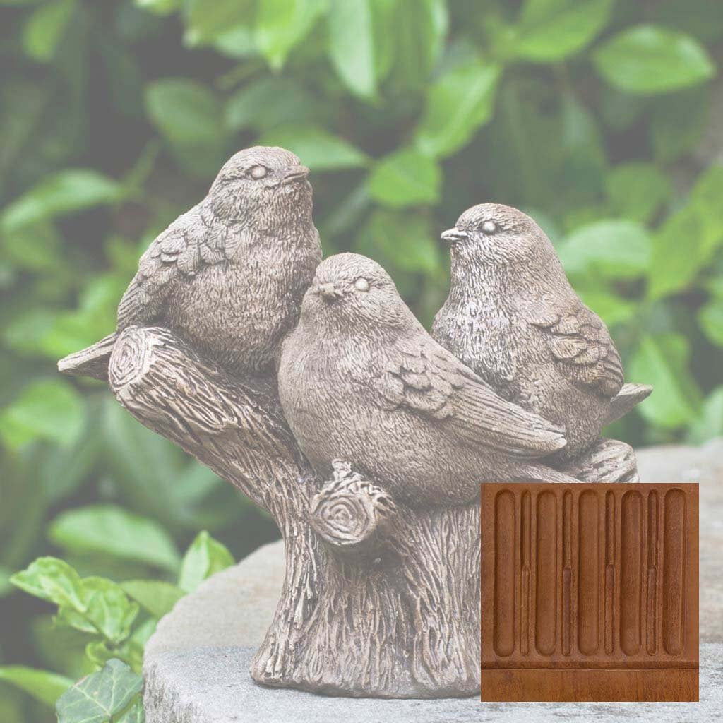 Campania International Three's Company Bird Statue | Garden-Fountains