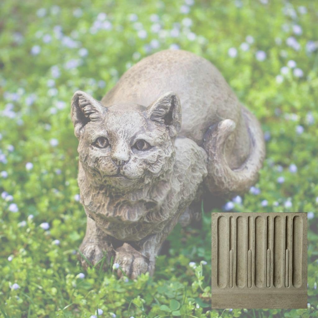 Campania International Patience the Cat Garden Statue - Thumbnail 5