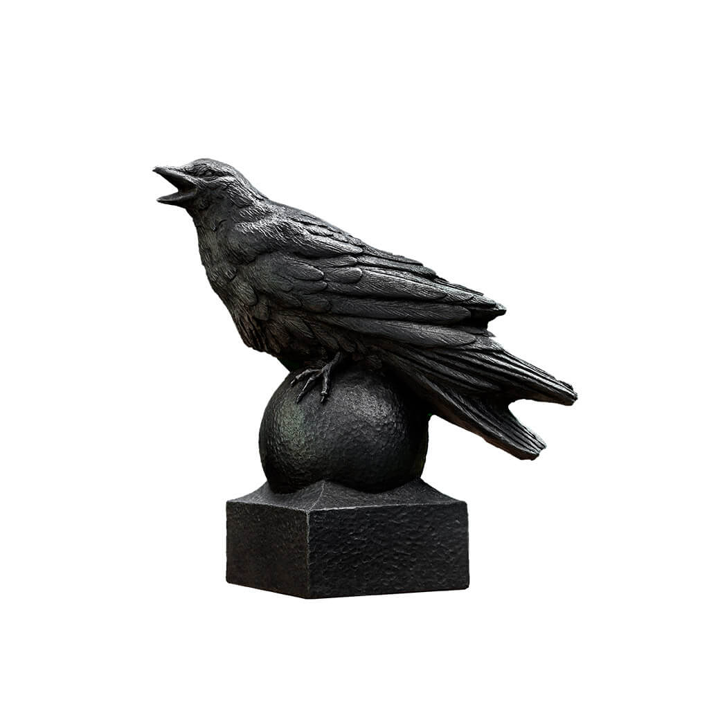 Campania International Corvus Statue - Thumbnail 3