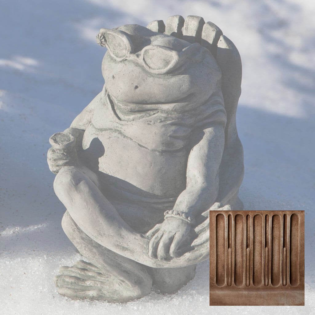 Campania International Doris on the Beach Frog Statue - Thumbnail 3