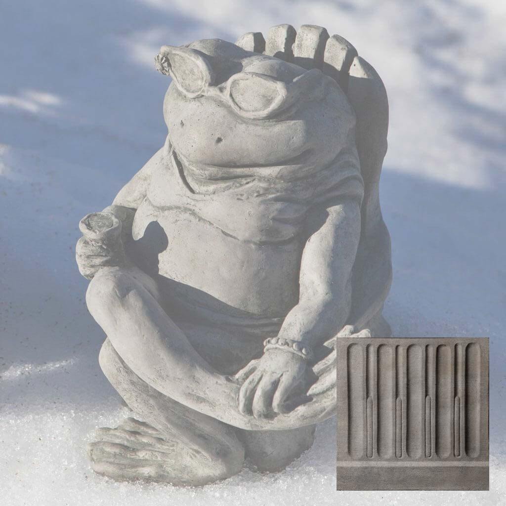 Campania International Doris on the Beach Frog Statue - Thumbnail 4