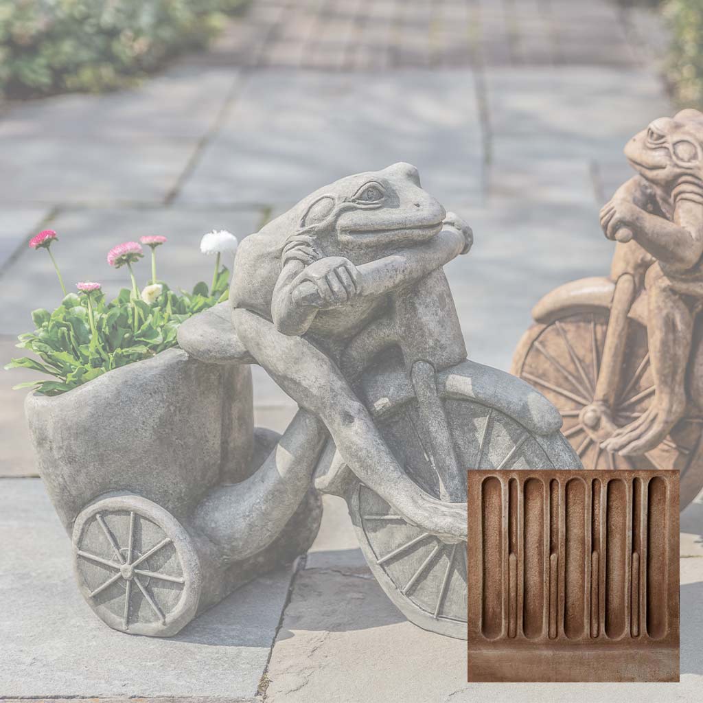 Tricycle Frog Planter