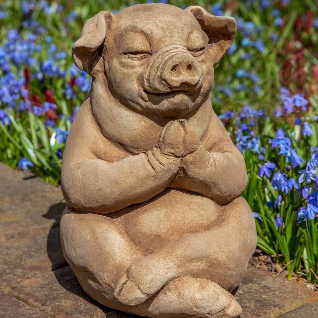 Zen Pig Statue - Thumbnail 2