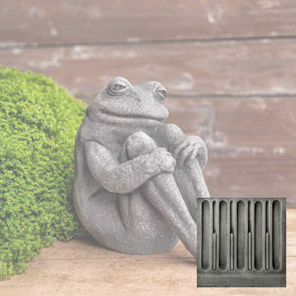 Campania International Fern Frog Statue - Thumbnail 5