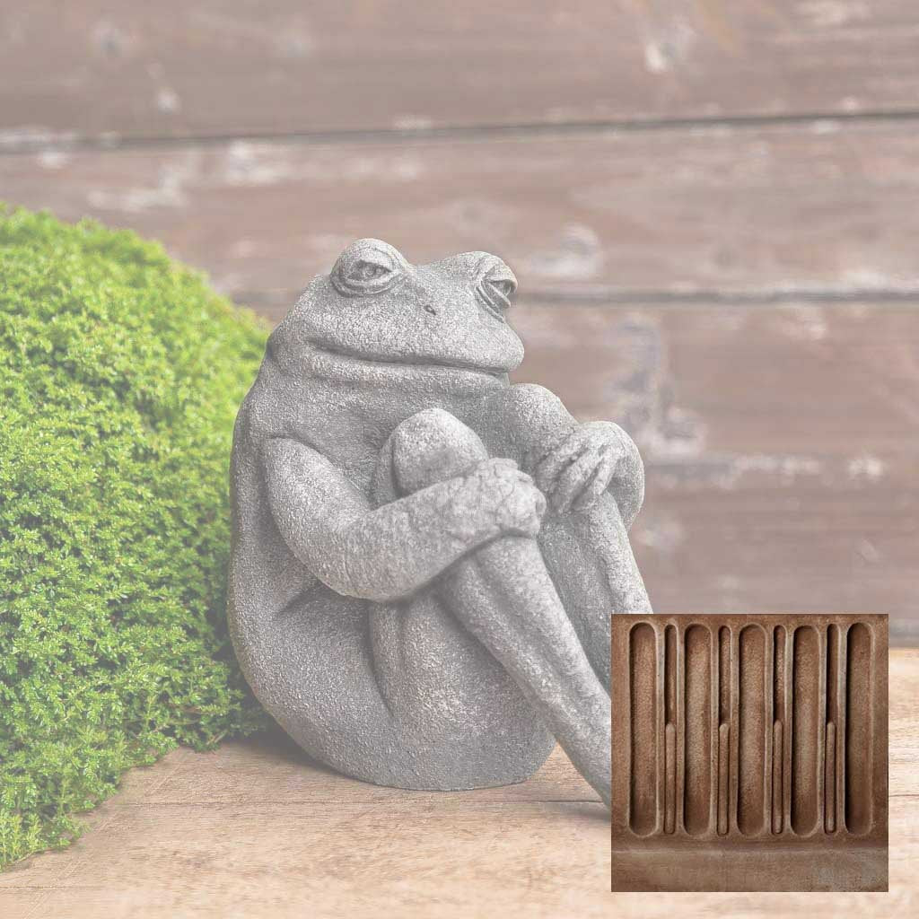 Campania International Fern Frog Statue - Thumbnail 3
