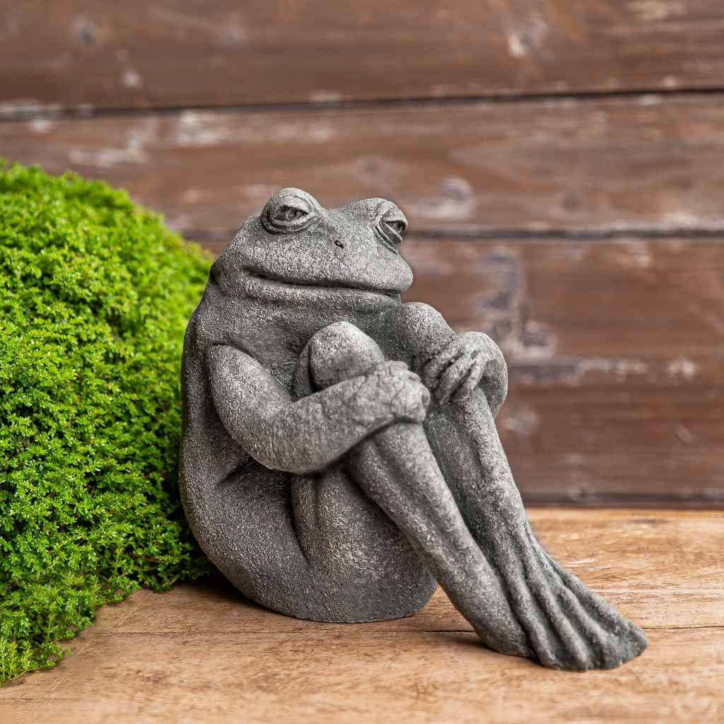Campania International Fern Frog Statue