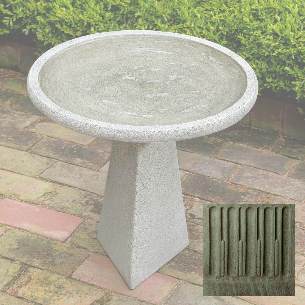Campania International Aspire Small Birdbath - Thumbnail 4