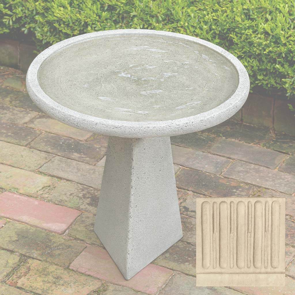 Campania International Aspire Small Birdbath - Thumbnail 3