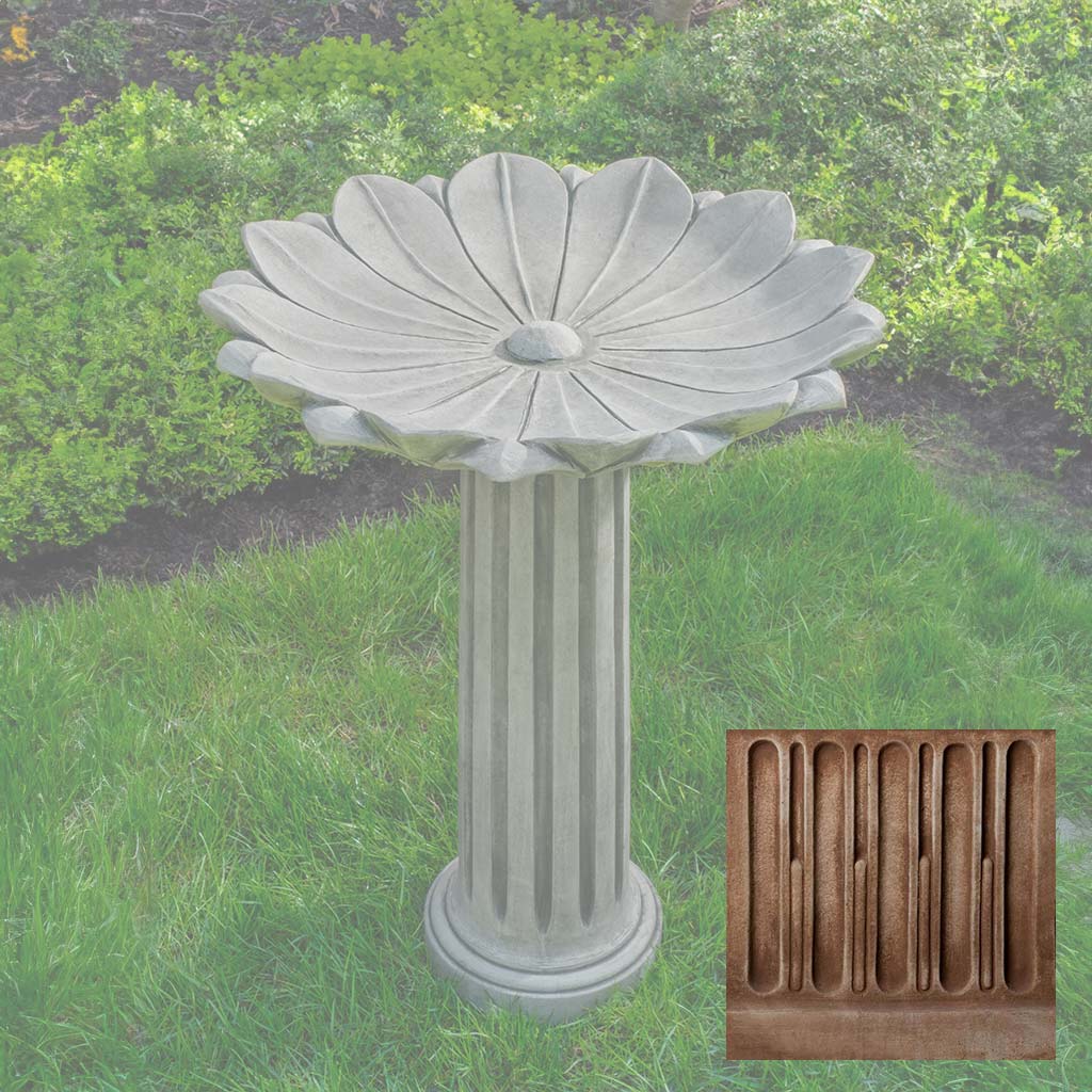 Marguerite Birdbath