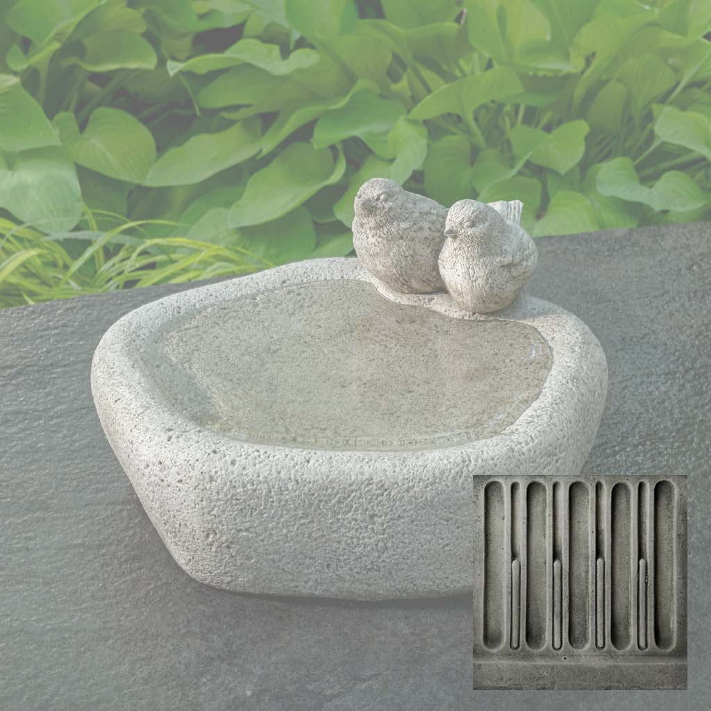Woodland Birds Birdbath