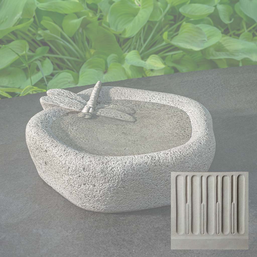 Woodland Dragonfly Birdbath