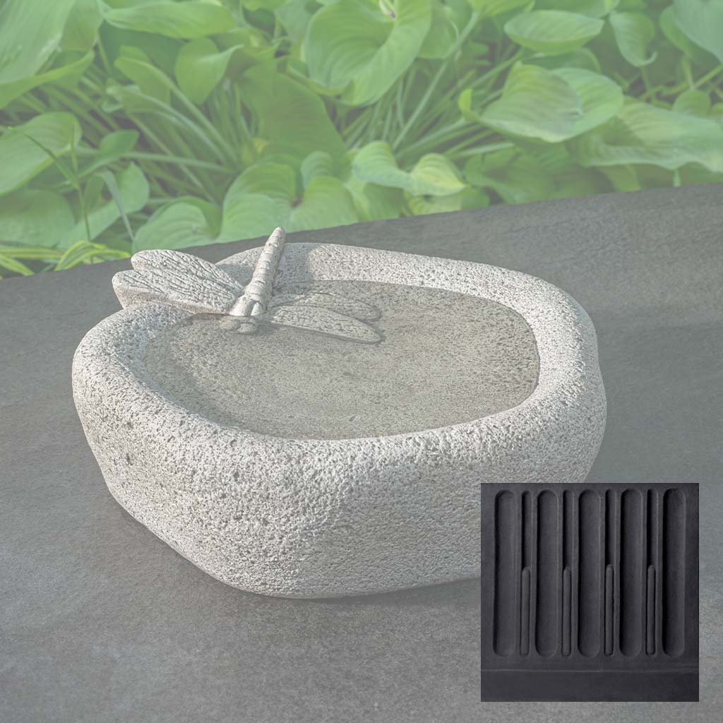 Woodland Dragonfly Birdbath
