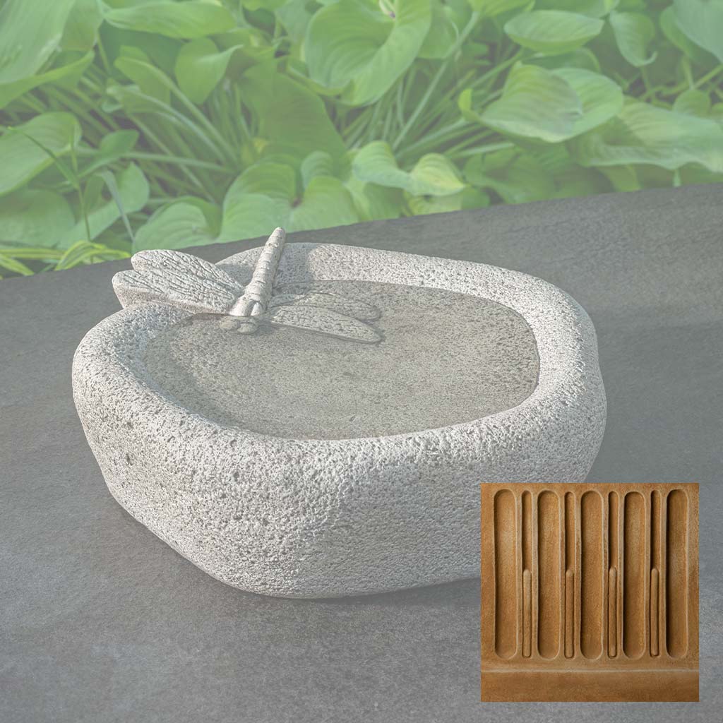 Woodland Dragonfly Birdbath