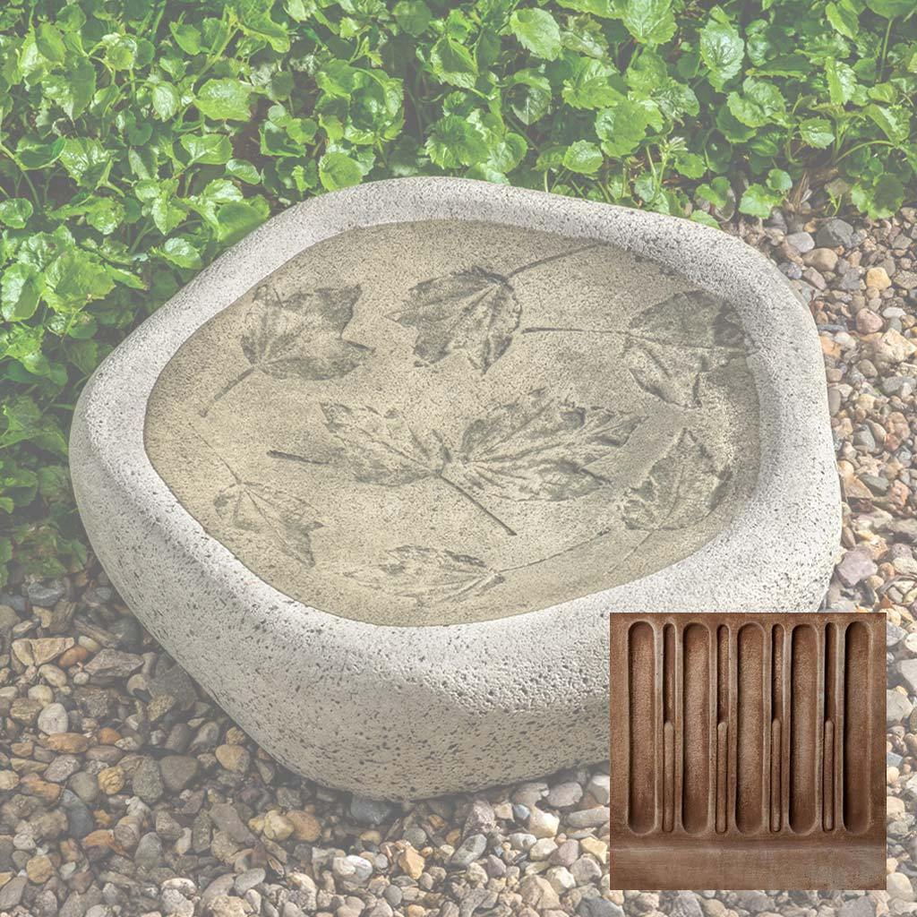 Woodland Leaves Birdbath