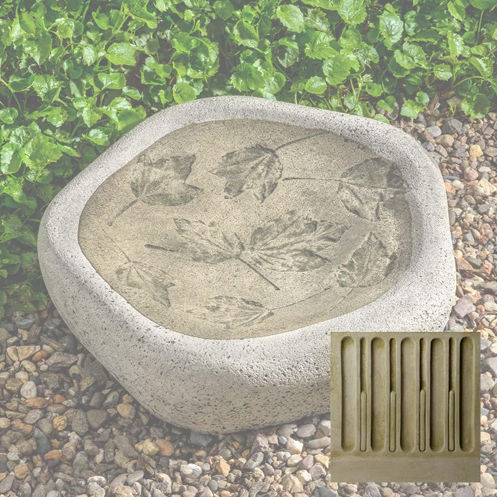 Woodland Leaves Birdbath
