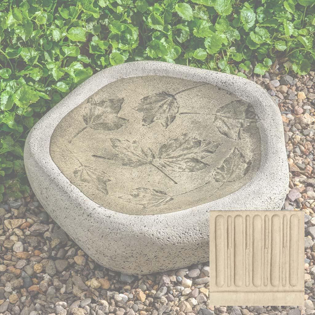 Woodland Leaves Birdbath