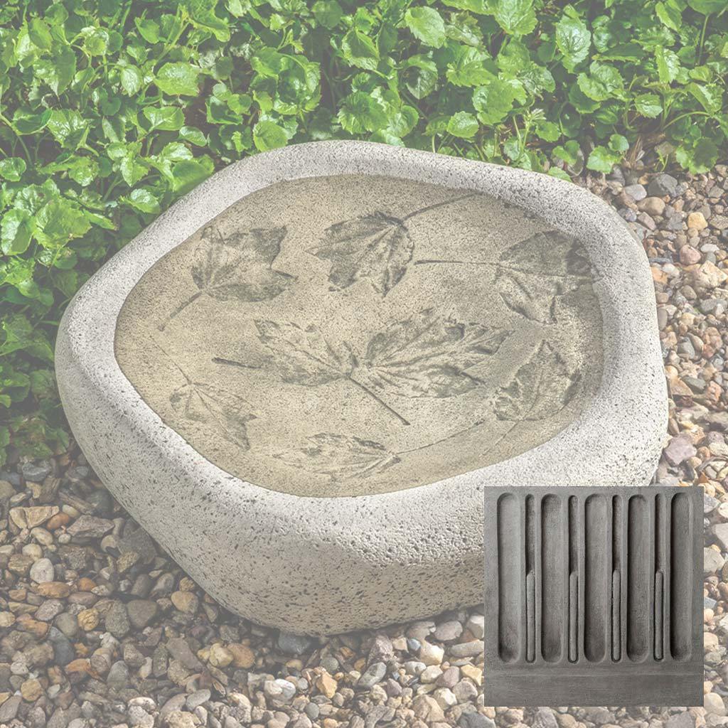 Woodland Leaves Birdbath