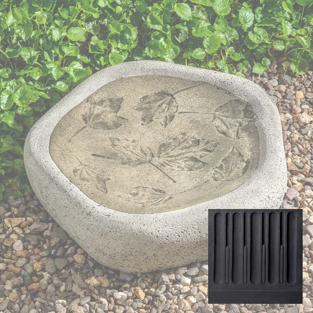 Woodland Leaves Birdbath