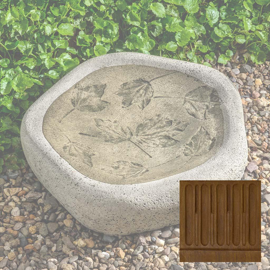 Woodland Leaves Birdbath