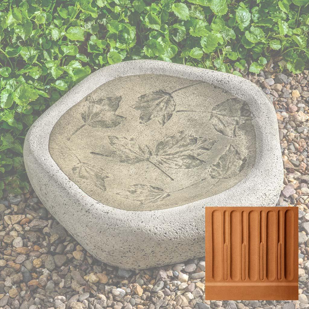 Woodland Leaves Birdbath