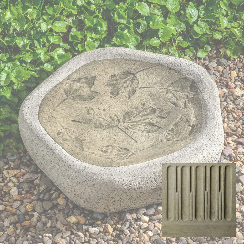 Woodland Leaves Birdbath