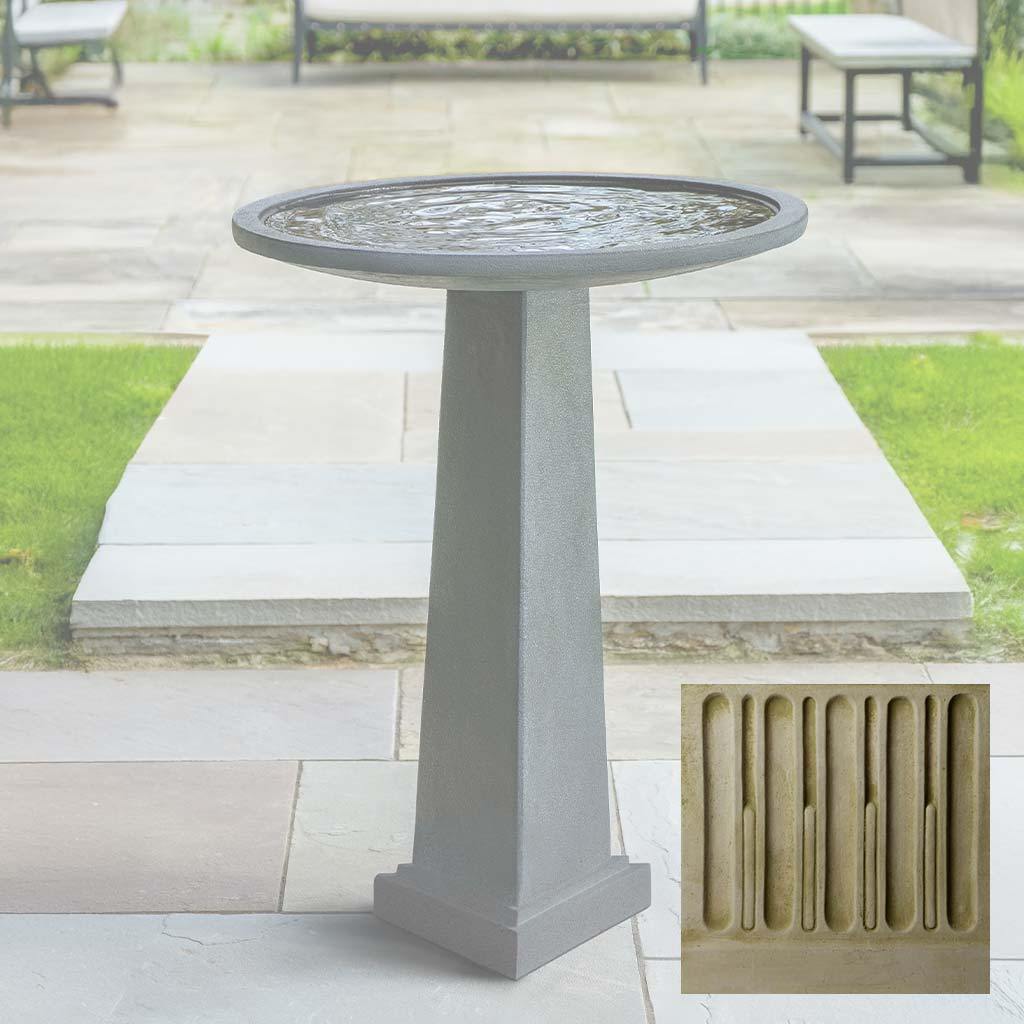 Spire Birdbath