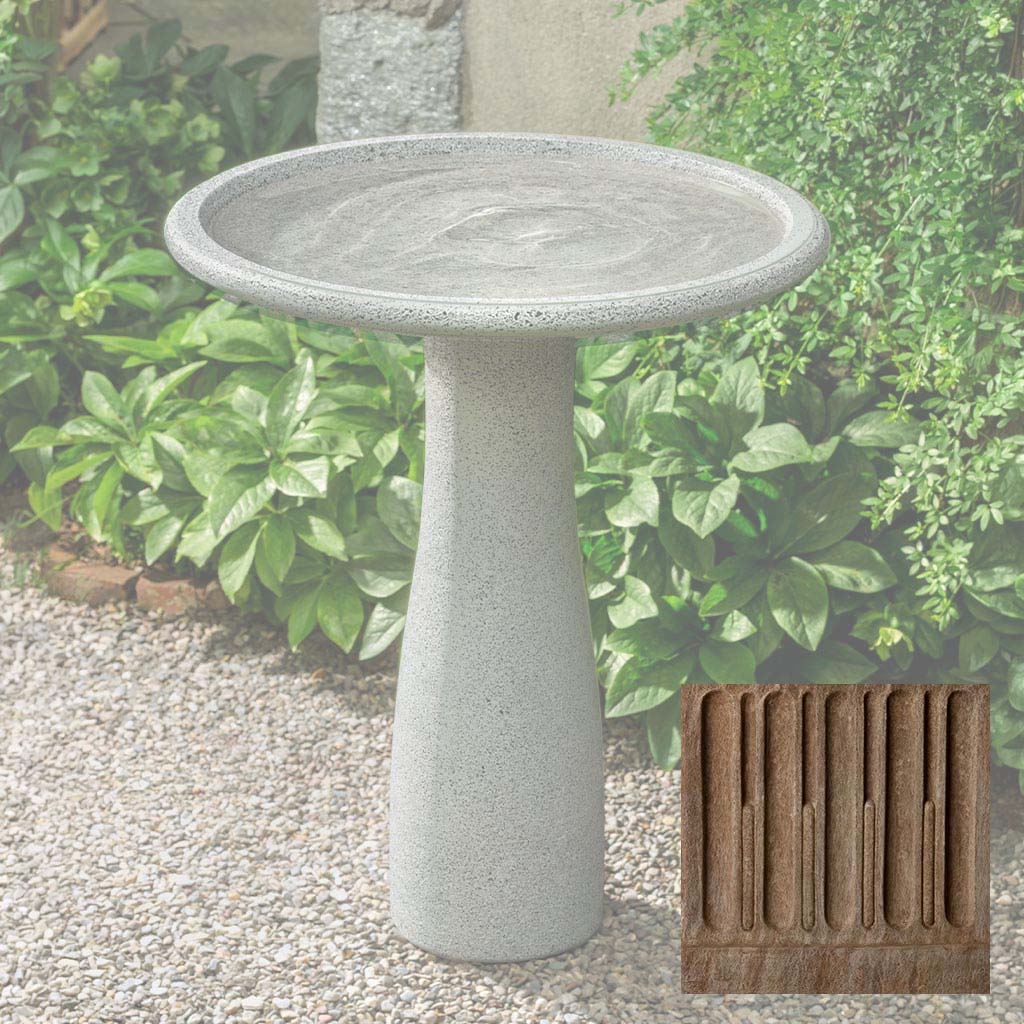 Mirada Birdbath, Tall