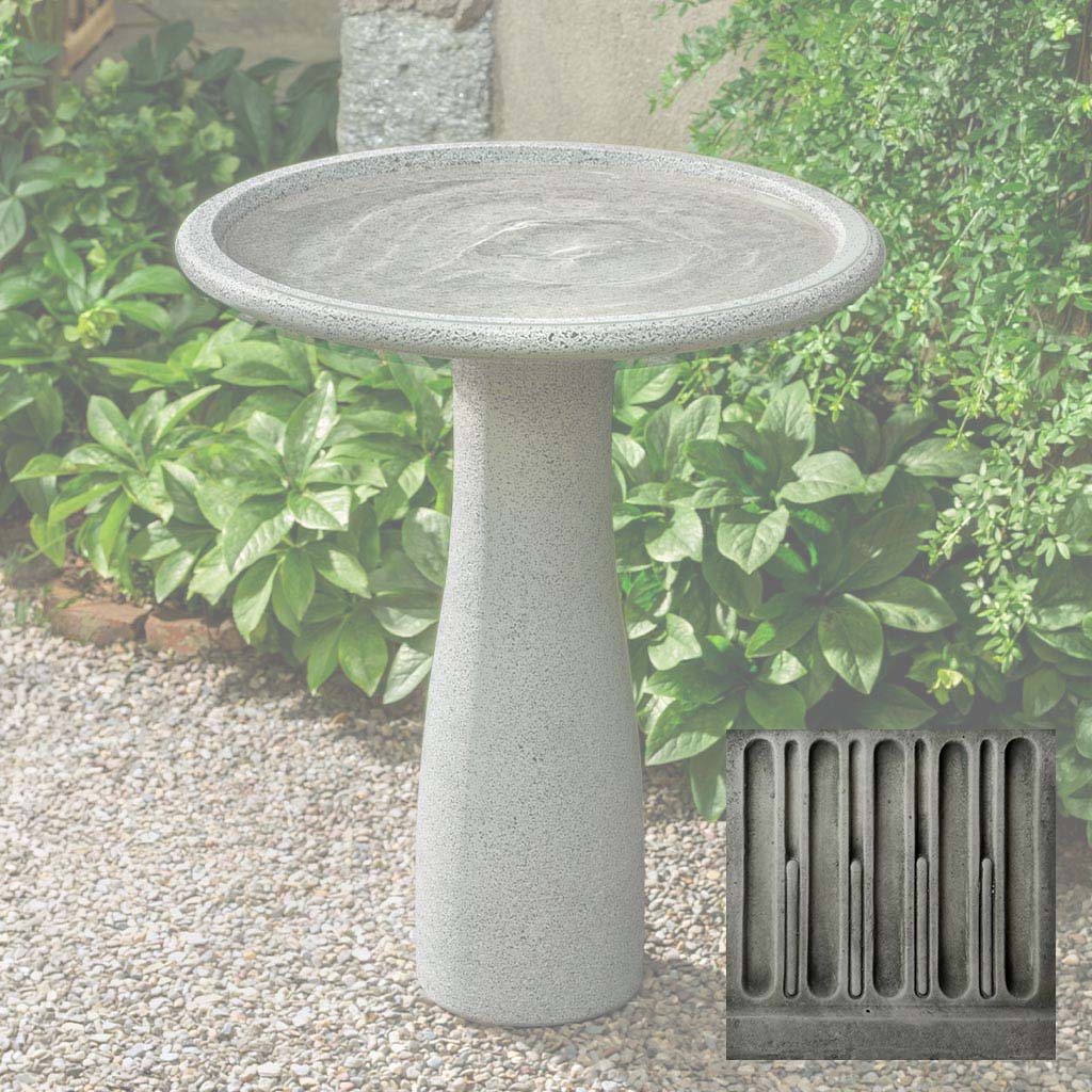 Mirada Birdbath, Tall
