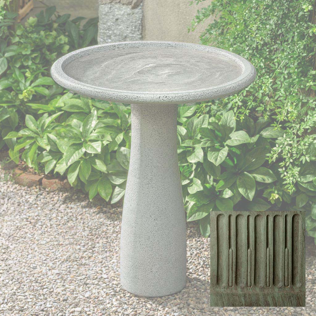 Mirada Birdbath, Tall