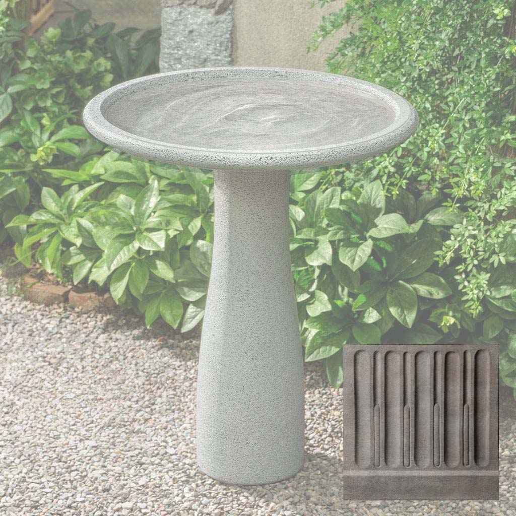 Mirada Birdbath, Tall