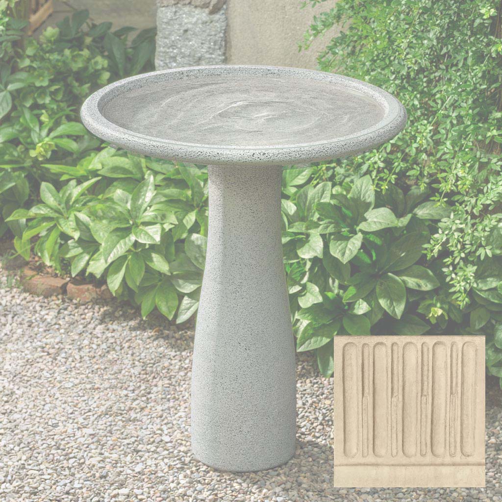 Mirada Birdbath, Tall
