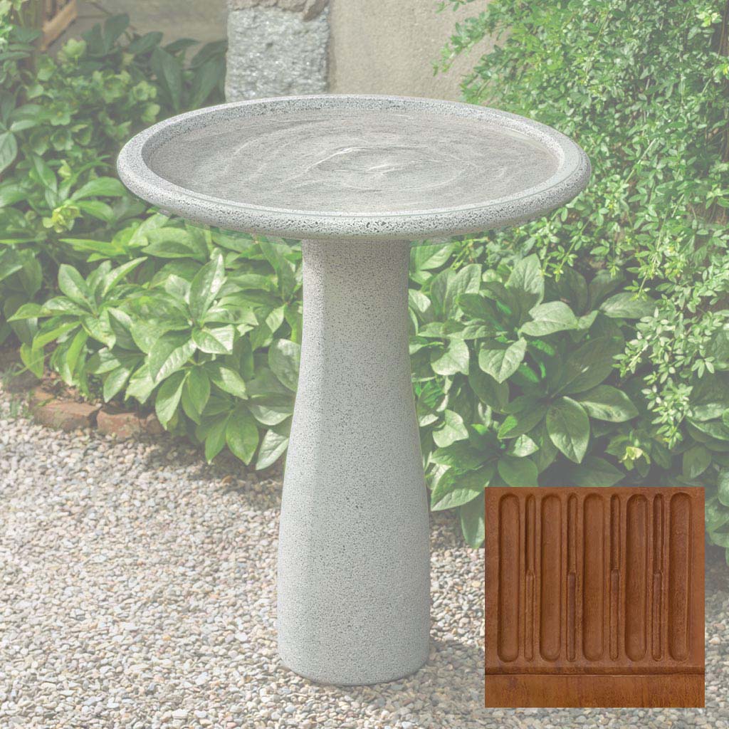 Mirada Birdbath, Tall