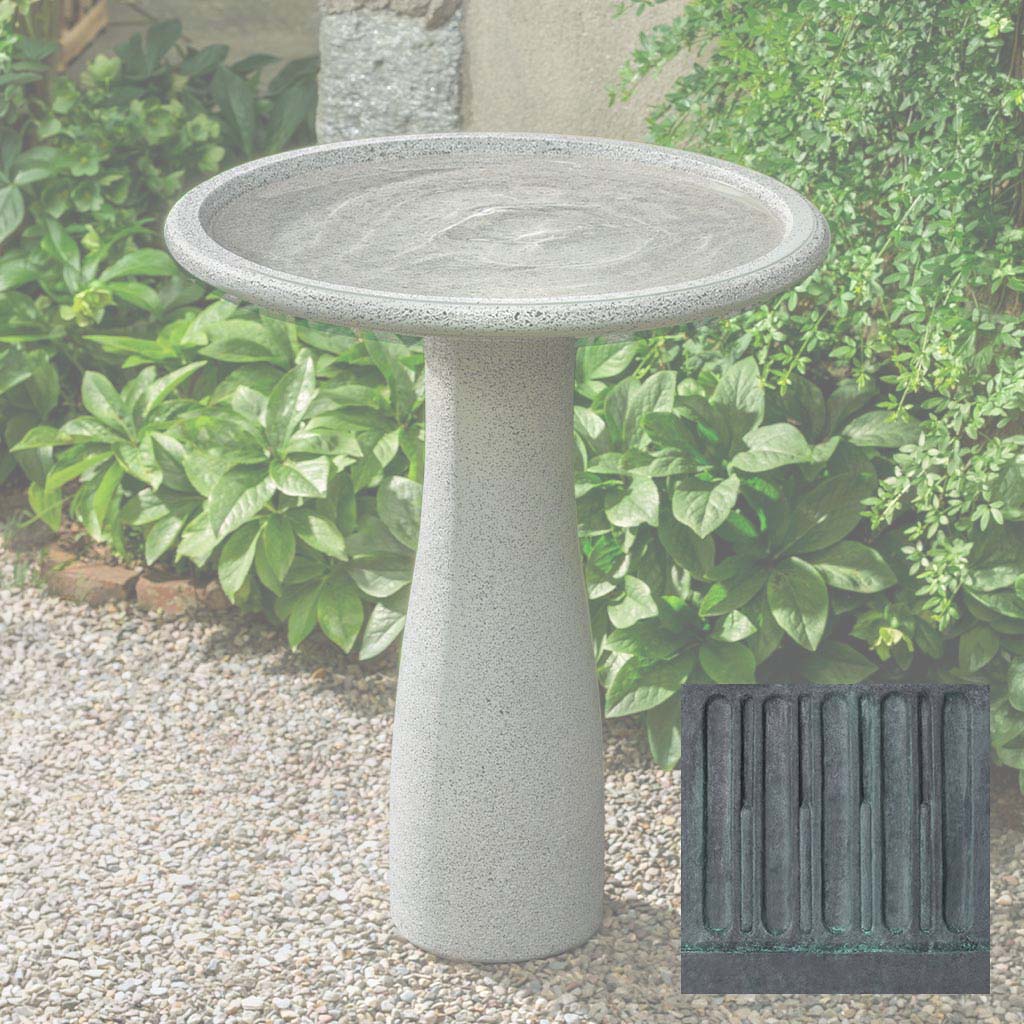 Mirada Birdbath, Tall