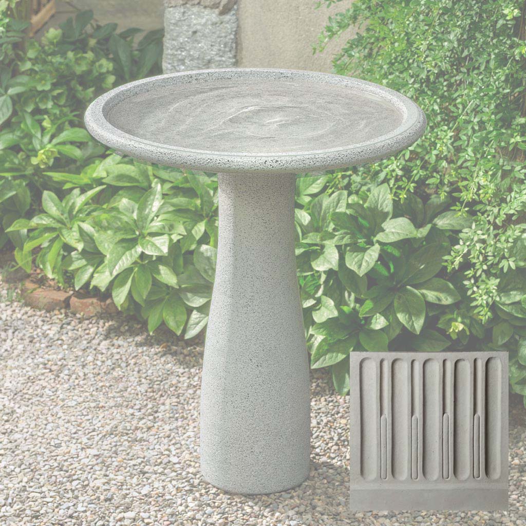 Mirada Birdbath, Tall