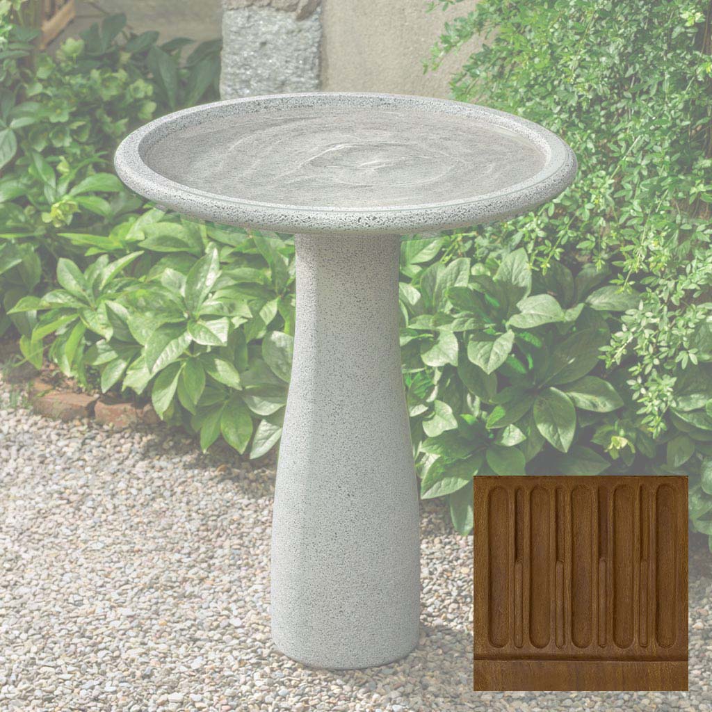 Mirada Birdbath, Tall