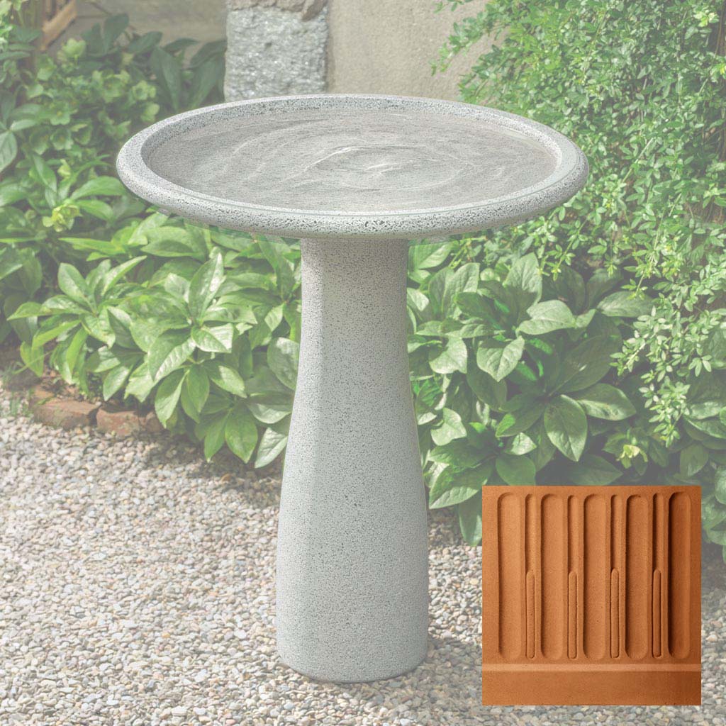 Mirada Birdbath, Tall