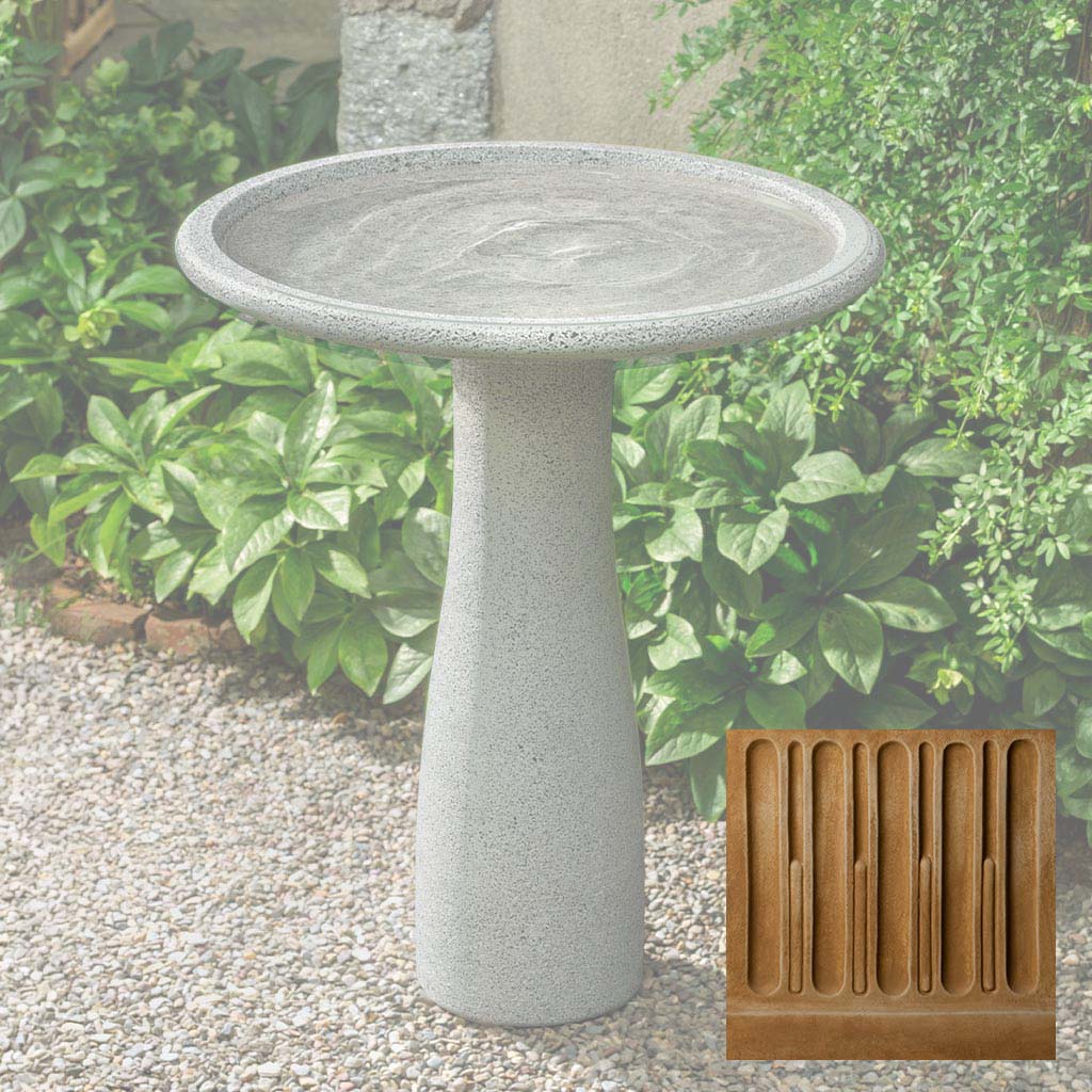 Mirada Birdbath, Tall