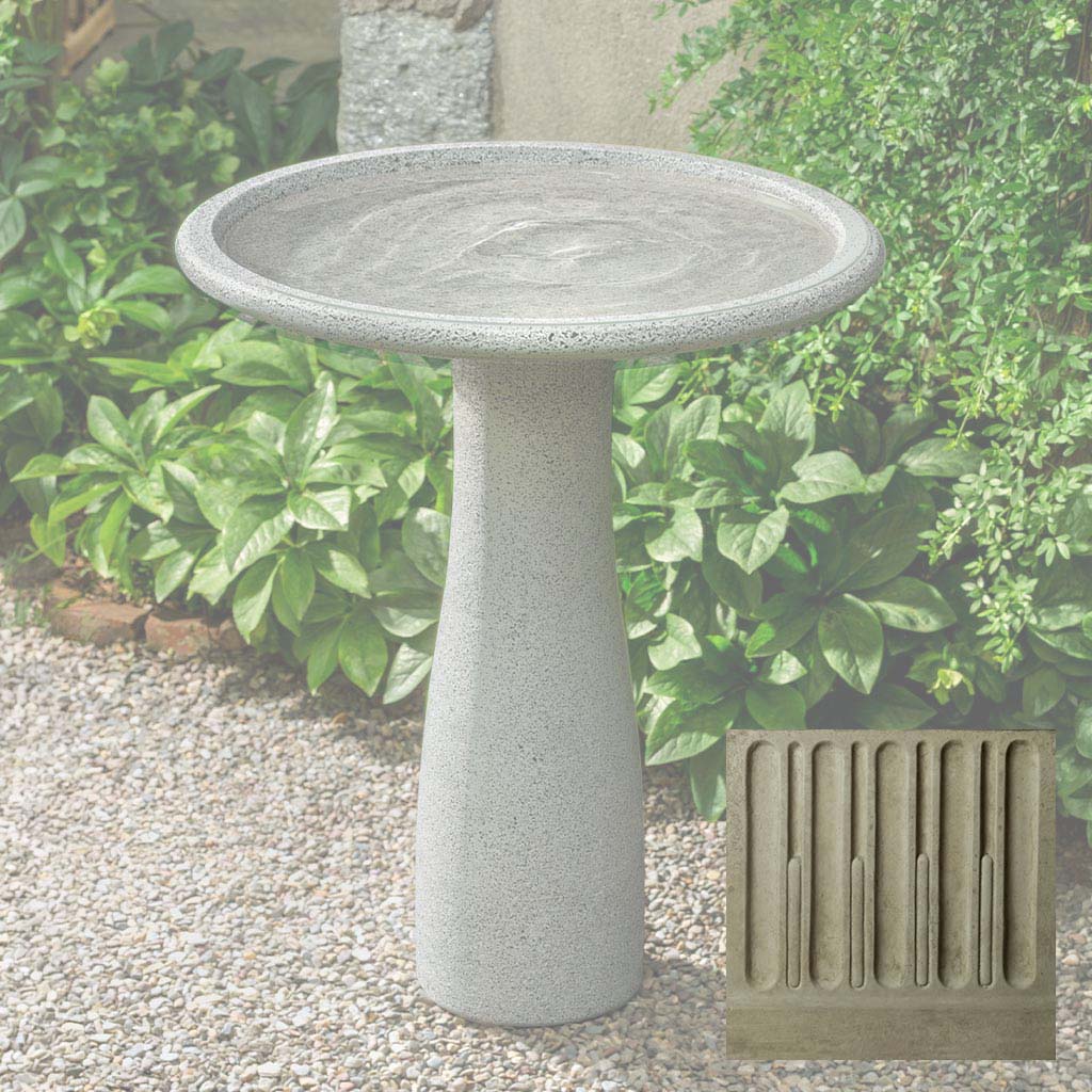 Mirada Birdbath, Tall