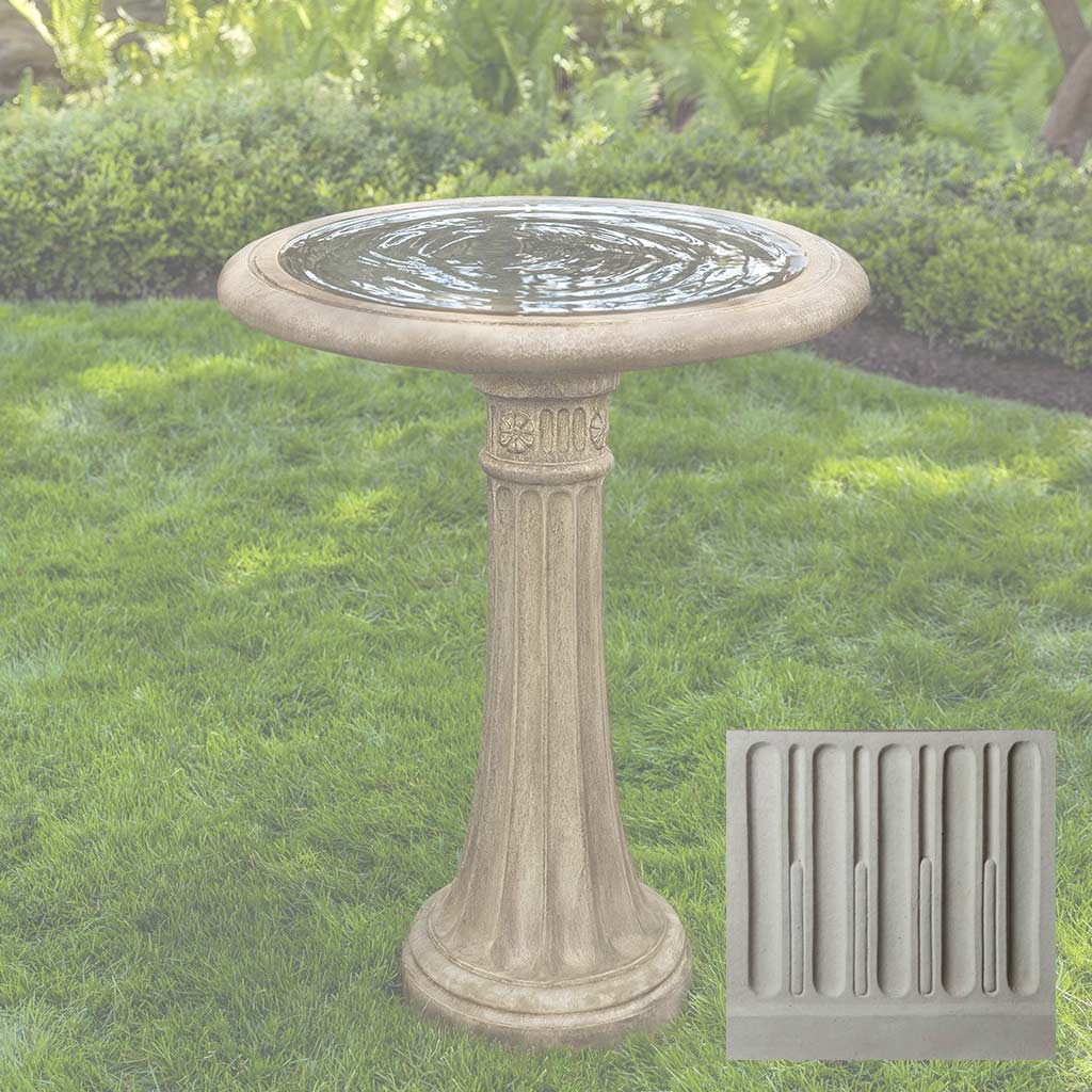 Chestnut Hill Birdbath