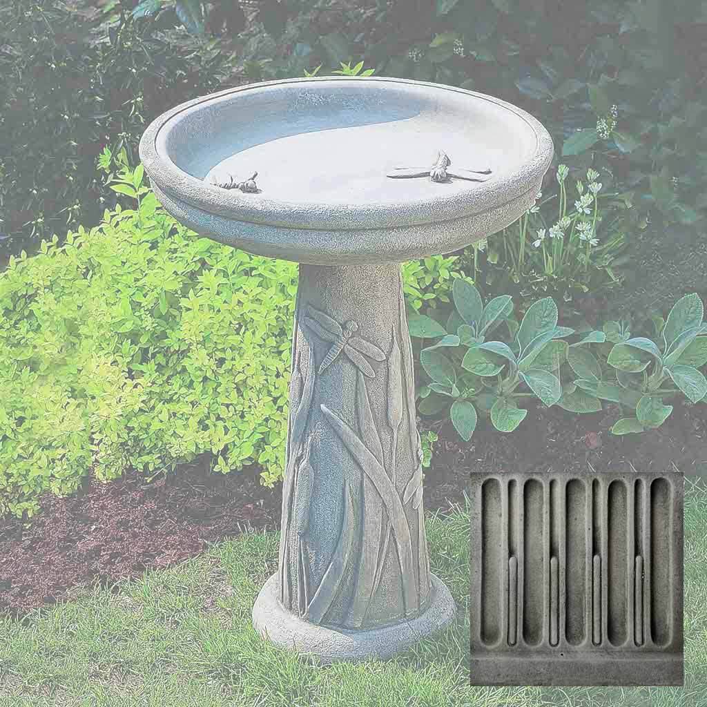 Dragonfly Birdbath