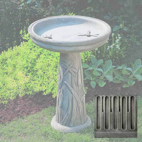 Dragonfly Birdbath