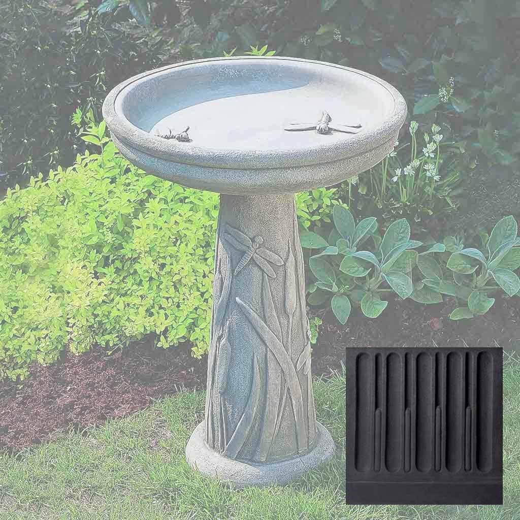 Dragonfly Birdbath