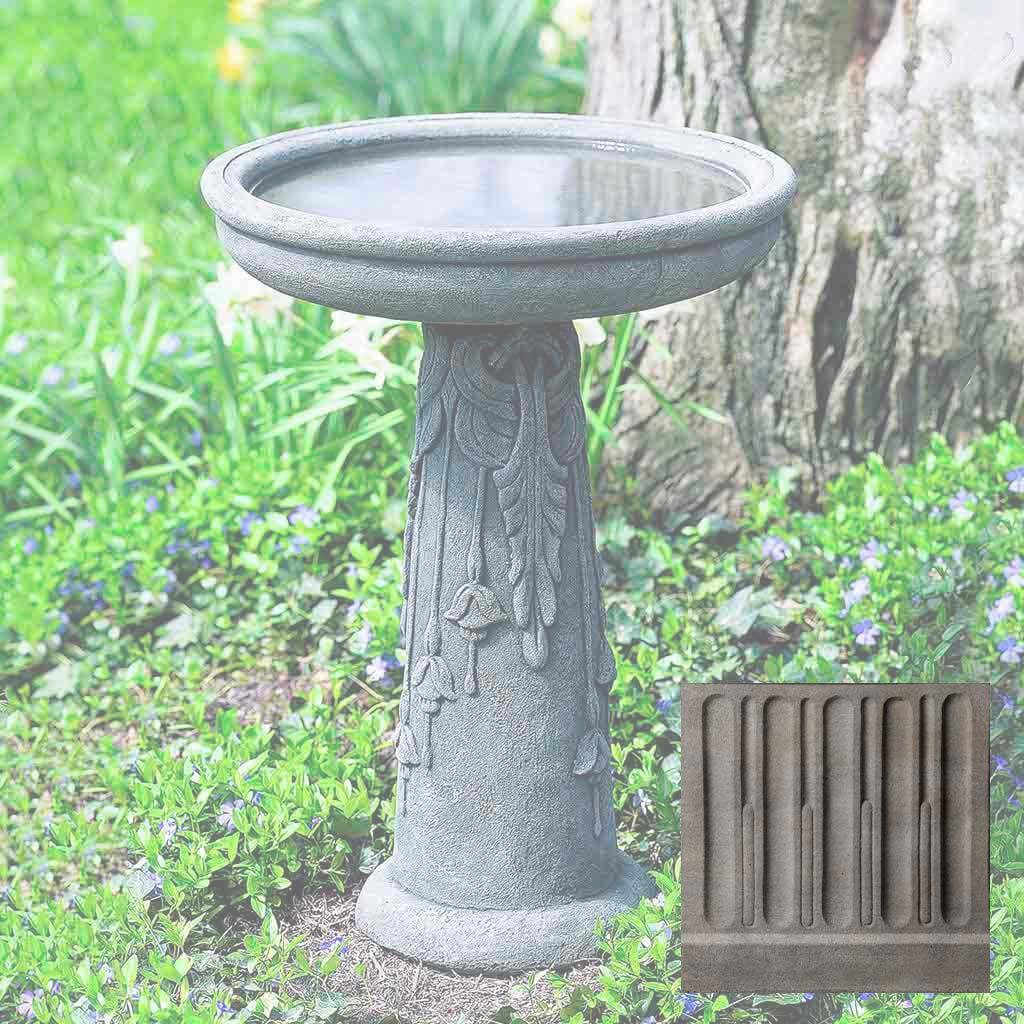 Campania International Flores Birdbath - Thumbnail 4