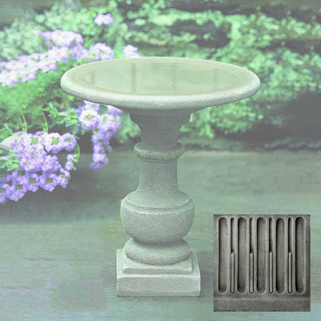 Siena Birdbath